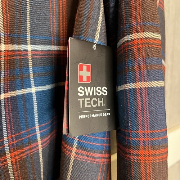 181. NWT Swiss Tech Men's and Big Men's Long Sleeve Outdoor Flannel Shirt - Picture 5 of 7
